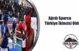 Ağrılı Sporcu Türkiye İkincisi Oldu