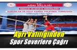 Ağrı Valiliği Voleybol Turnuvasını Duyurdu