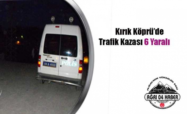 Ağrı da Trafik Kazası