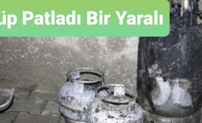 Ağrı da Tüp Patladı 1 Yaralı