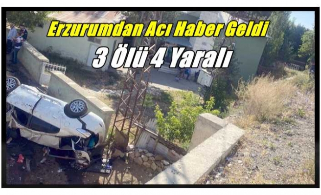 Erzurum^dan Ağrı'ya Kara Haber 3 Ölü 4 Yaralı