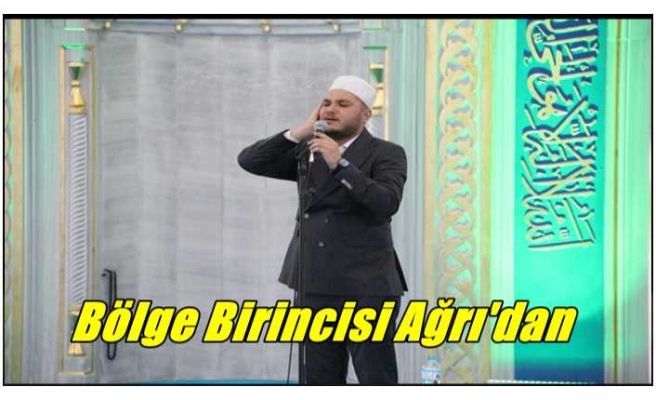 Bölge Birincisi Ağrı’dan