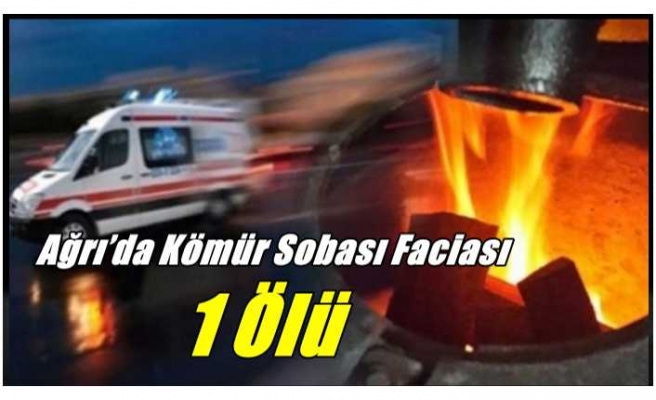 Ağrı’da kömür sobası faciası ''1 Ölü''