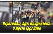 Diyarbakır, Ağrı Kavgasında  3 Ağrılı İşçi Öldürüldü