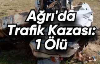 Ağrı da Trafik Kazası 1 Ölü