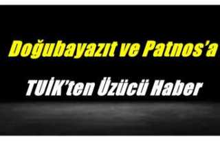 Doğubayazıt ve Patnos’a TUİK’ten Üzücü Haber