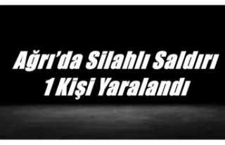 Ağrı’da Silahlı Saldırı 1 Kişi Yaralandı