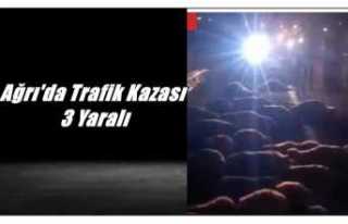 Ağrı'da Trafik Kazası 3 Yaralı