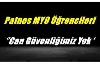 Patnos MYO Öğrencileri ‘’Can Güvenliğimiz...